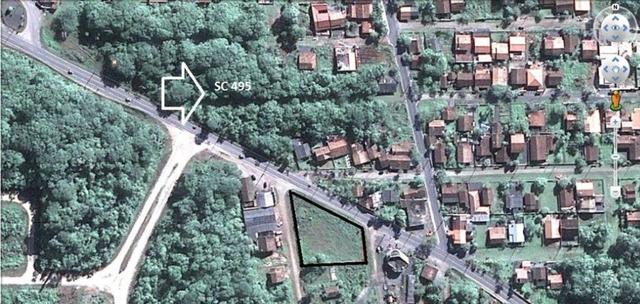 0169 Excelente Terreno de frente para a SC-415, para fins comerciais - Foto 2