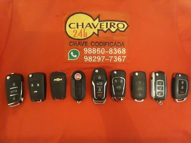 Chaves canivete codificada CARRO/MOTO - Foto 20
