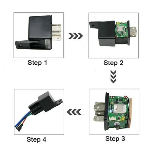Rastreador e bloqueador veicular GPS modelo relé lk720 super discreto - Foto 2