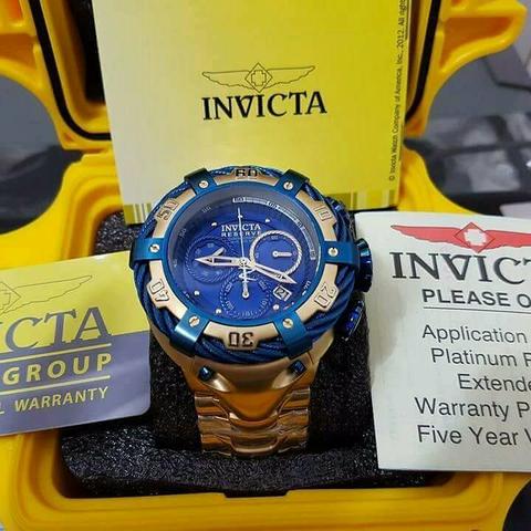 Relógio Invicta Thunderbolth na caixa com manual