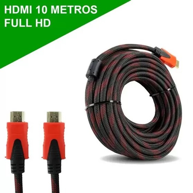 cabo Hdmi 10m  * imagem e áudio 