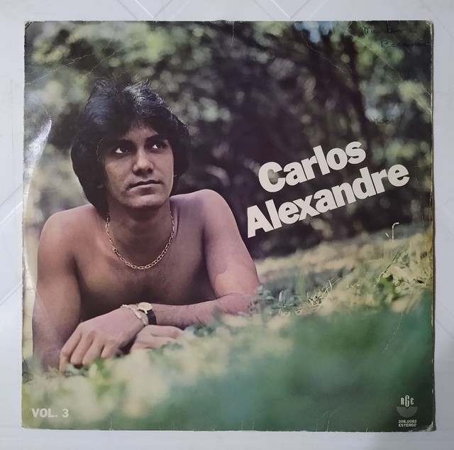 Discos de vinil/ lote c/4. Carlos Alexandre, Carlos Santos e Diego