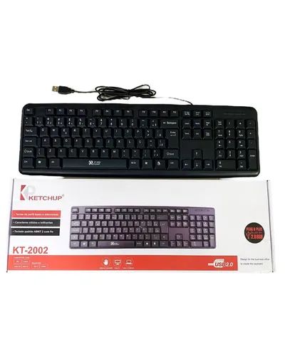 Teclado Para Computador Com Fio KT-2002 - Foto 2