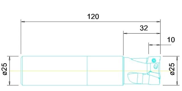 FRESA Ø25 R 390-025A25-11M - Foto 4