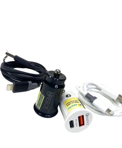 Kit Carregador e Cabo Turbo Veicular  - Foto 2
