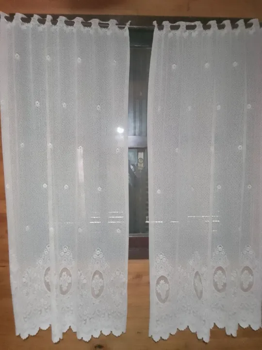 Cortinas de renda e cortinas de renda, grossas variados tamanhos! Presente de Natal