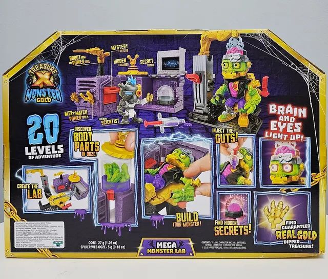 Treasure Monster Gold Mega Monster Lab: set novo lacrado igual naa fotos - Foto 2