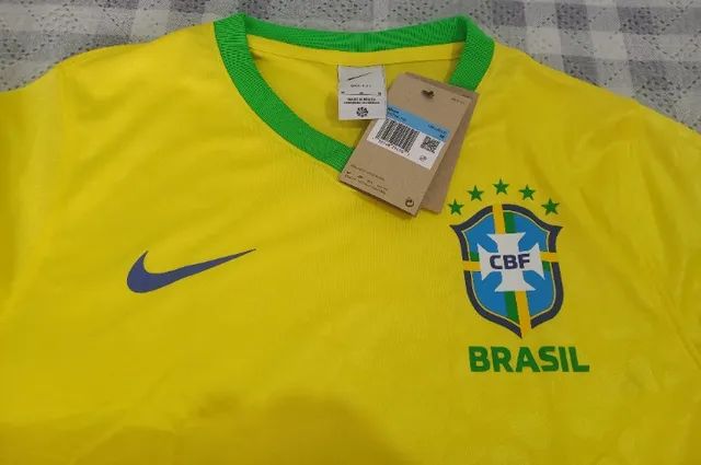 Camiseta Nike Brasil I 2022/23 Masculina - Tamanho M / Nunca Usada Com  Etiqueta - Esportes e ginástica - Ipiranga, Belo Horizonte 1284839978
