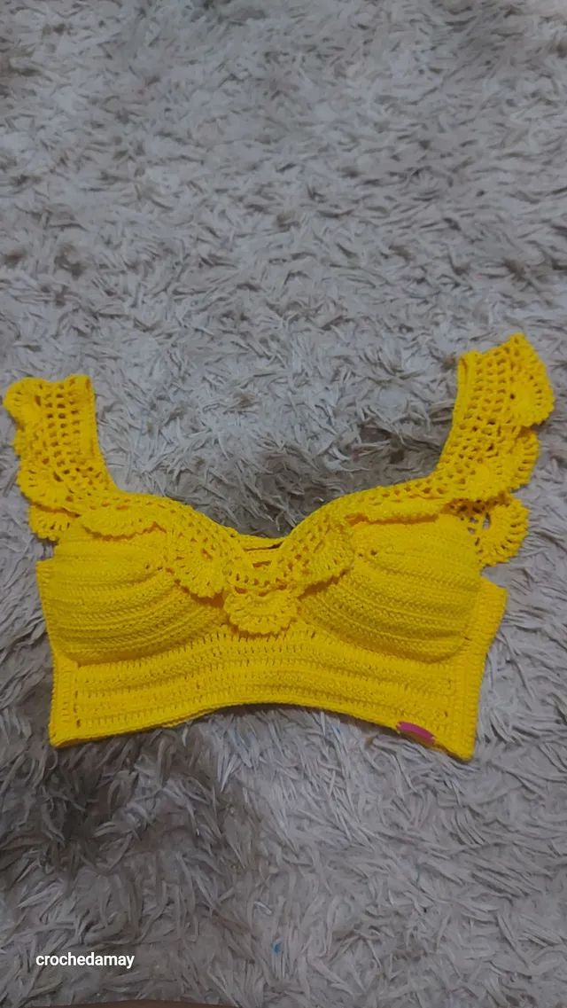 Cropped de croche 