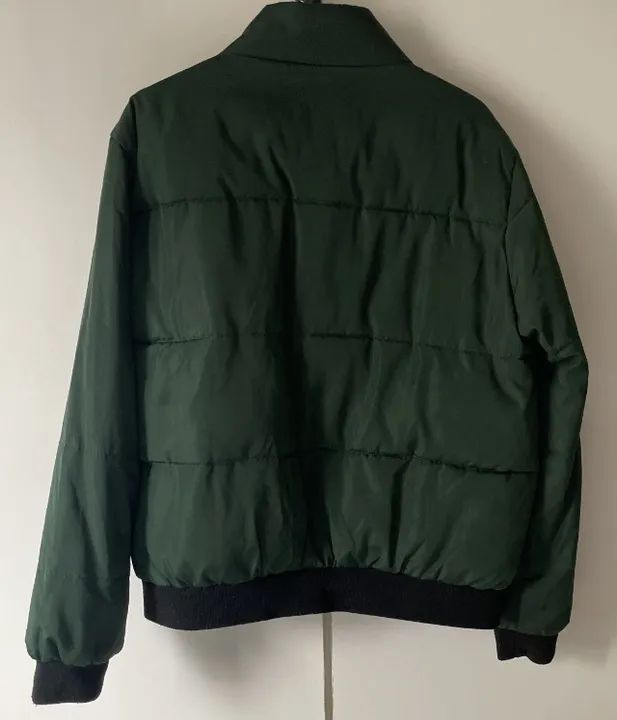 JAQUETA FOREVER 21  FEMININA  CROPPED PUFFER  G  VERDE - Foto 2