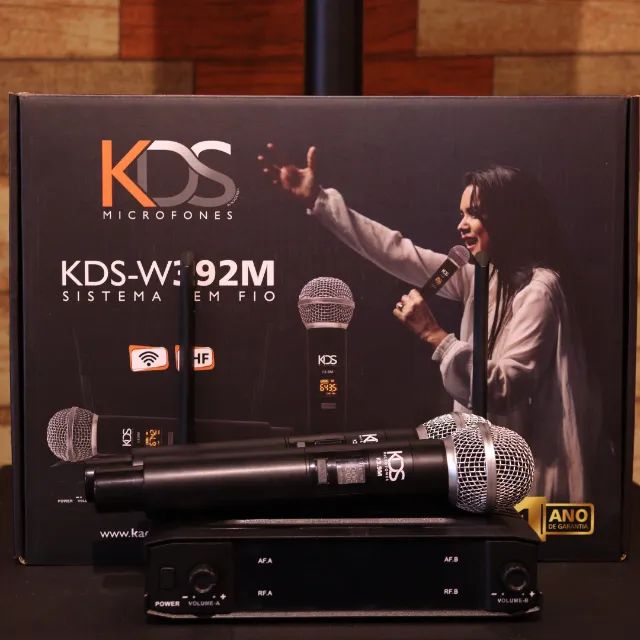 Microfone Kadosh Sem Fio K 392m