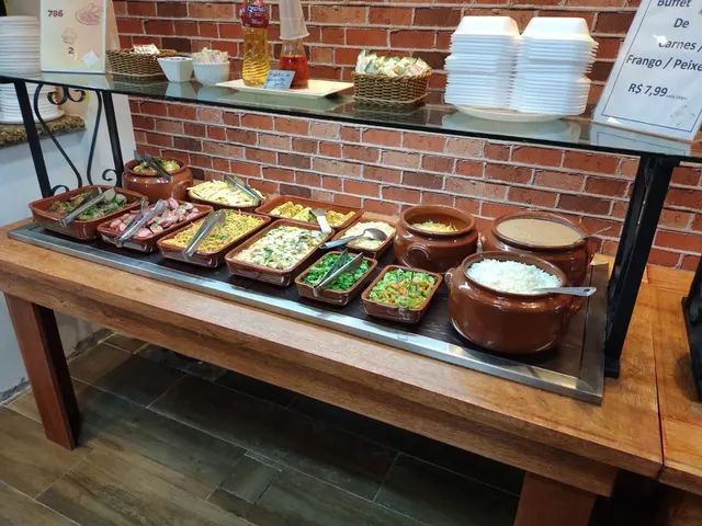 Buffet self service em madeira bruta - Foto 5