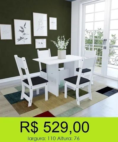 Mesa de jantar com cadeiras 