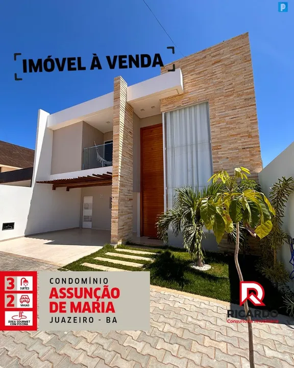 CASA À VENDA NO CONDOMÍNIO ASSUNÇÃO DE MARIA.