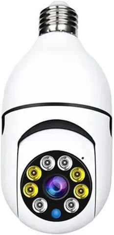 Câmera lâmpada wi-fi sem fio IP 360 giratória! Com desconto para pagamentos à vista. - Foto 3