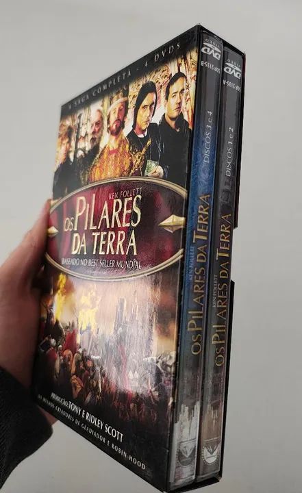 Os Pilares da Terra - Box Completo - 4 DVDs - Foto 3