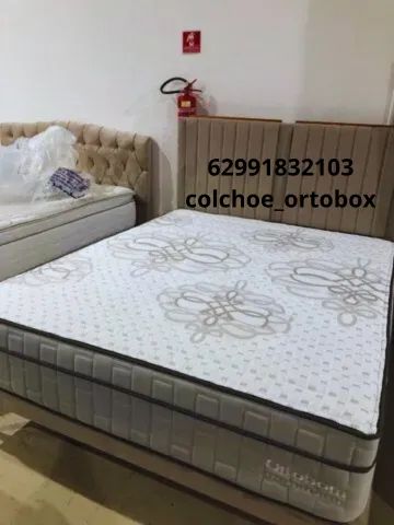   Colchão Super king da Ortobom com 5 anos de garantia 