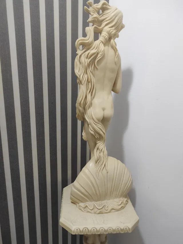 Estátua marmorizada com dente de elefante - Foto 6