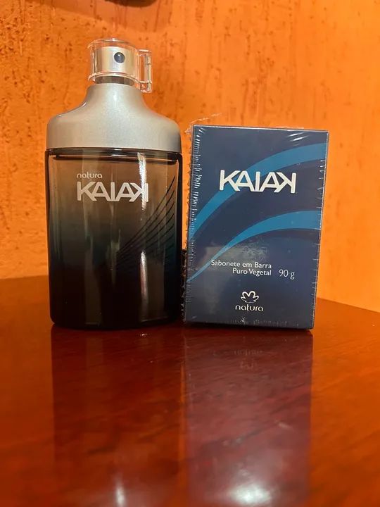 Kit Kaiak Natura - Perfume, sabonetes e garrafa Squeeze  - Foto 2
