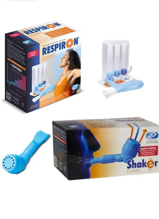 Incentivador respiratório Respiron e Shanker 