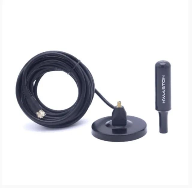 Antena Para Sinal Digital 3.5 DBi Cabo 5Metros Base Com Imã - Foto 5