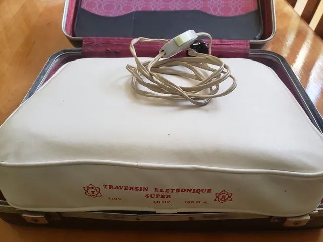 Travesseiro massageador eletrônico super Travessia eletrônicos antigo  - Foto 2