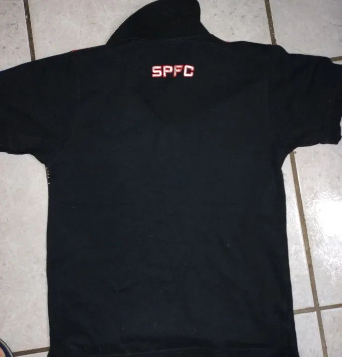 Camiseta Polo infantil Original do São Paulo FC - Tamanho M 3-9 anos   - Foto 6