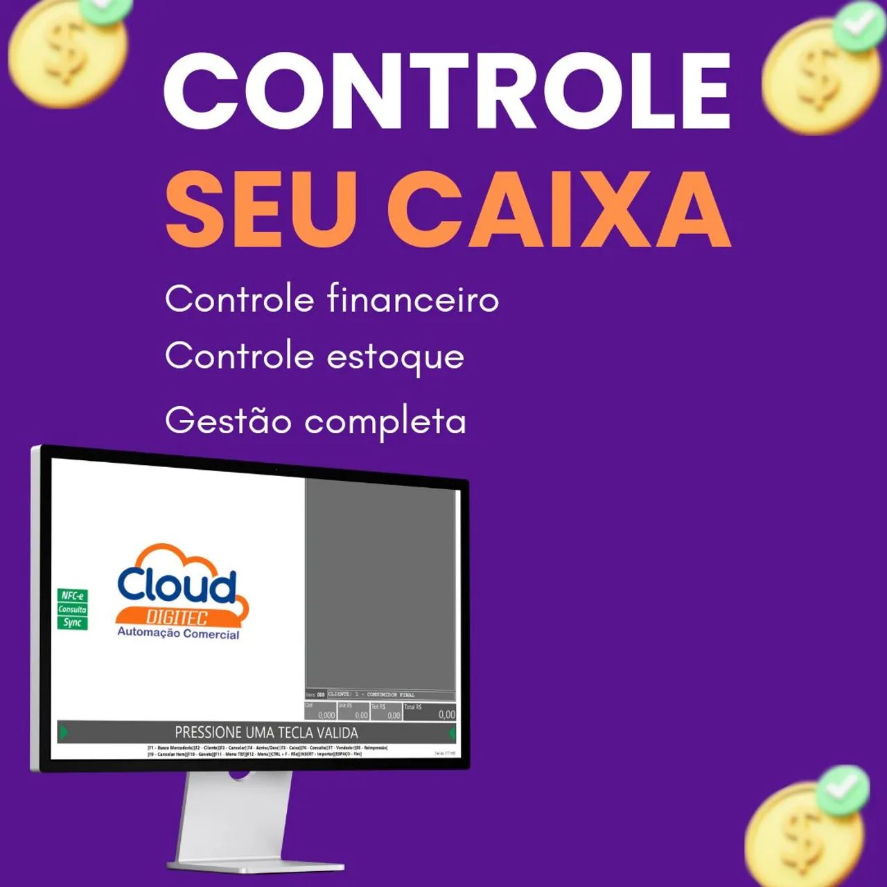 Controle de Caixa Completo para seu Negócio