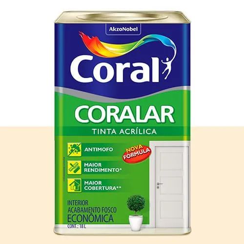 Tinta Coralar Perola - Coral 18L
