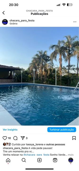 Aluguel de chácara para eventos e festa dentro de Goiânia  - Foto 9