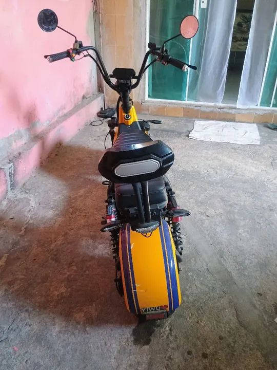 Scooter Elétrica  Amarela - X7 - Foto 4