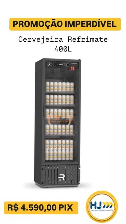 MB Cervejeira 400L black Refrimate 