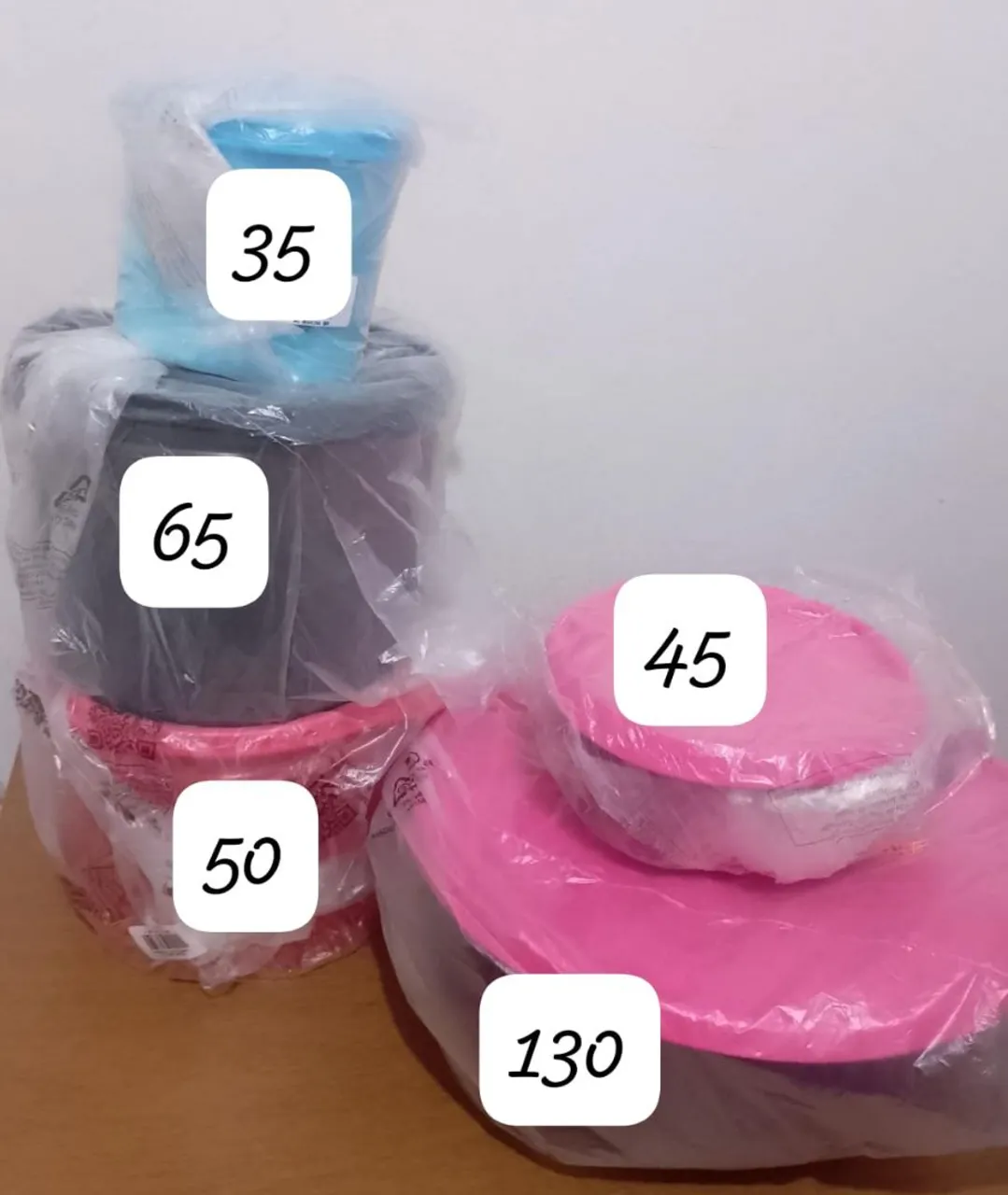 Tupperware - Conjunto de Potes para Organização