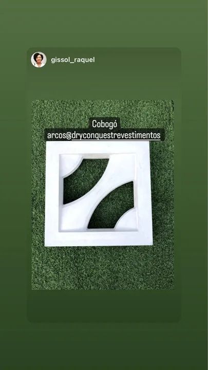 Painel Decorativo para Jardim - cobogó de concreto - Elemento vazado - Foto 3