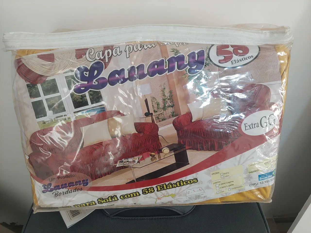 Capa para Sofá com 58 Elásticos - Lauany