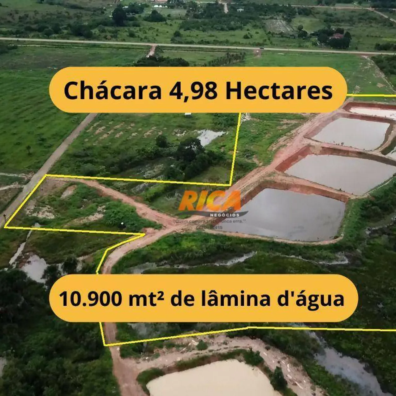 Excelente Chácara com piscicultura a venda em Humaita/AM