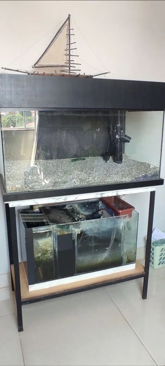 Vendo aquário com móvel e sump. 250lts - Foto 4