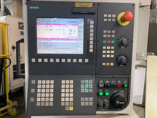 Torno CNC ROMI - Centur 30D - comando Siemens  - Foto 5
