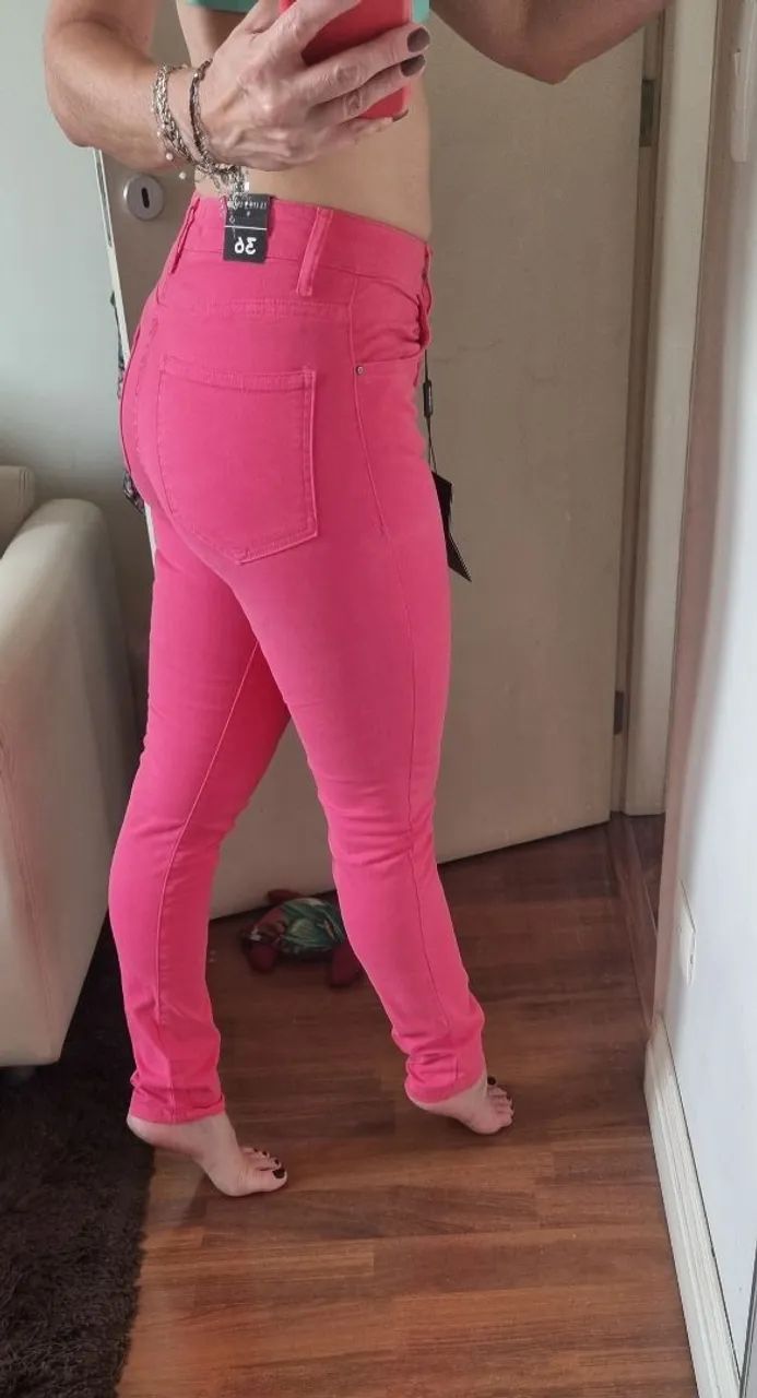 Calça Paula nova le lis blanc,  36, veste 38