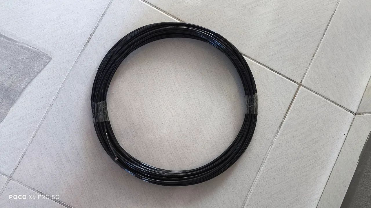 20m de Cabo Elétrico Flexível Sil 10mm - Novo c/ 100% cobre - Foto 4