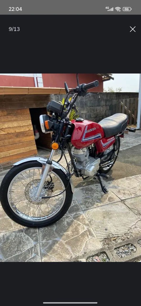 Honda CG 125 vermelha  - Foto 6