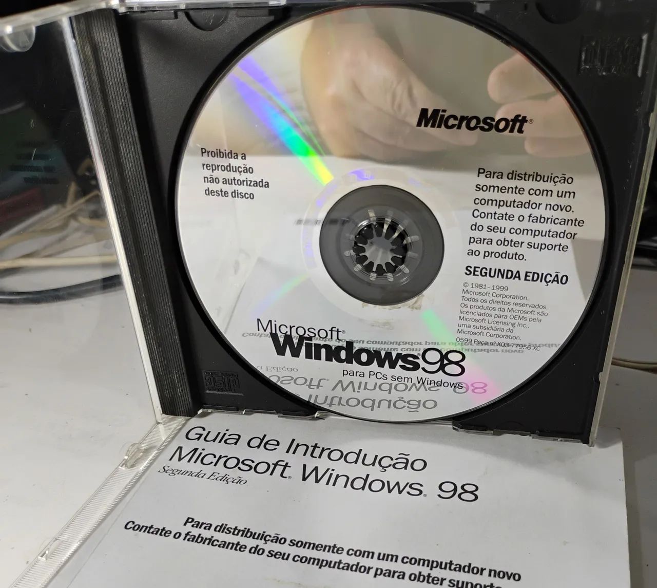 Windows 98 Cd + Manual. Relíquia. - Foto 3
