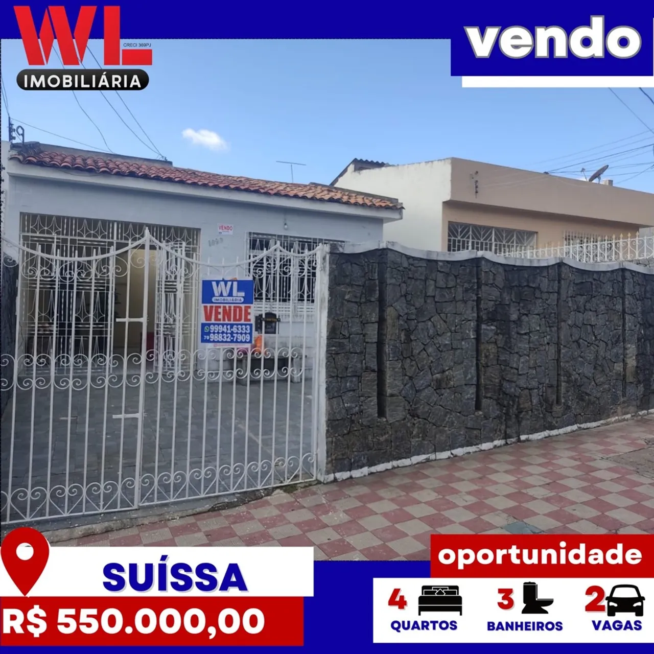 Casa à venda em Suíssa - R$ 550.000,00