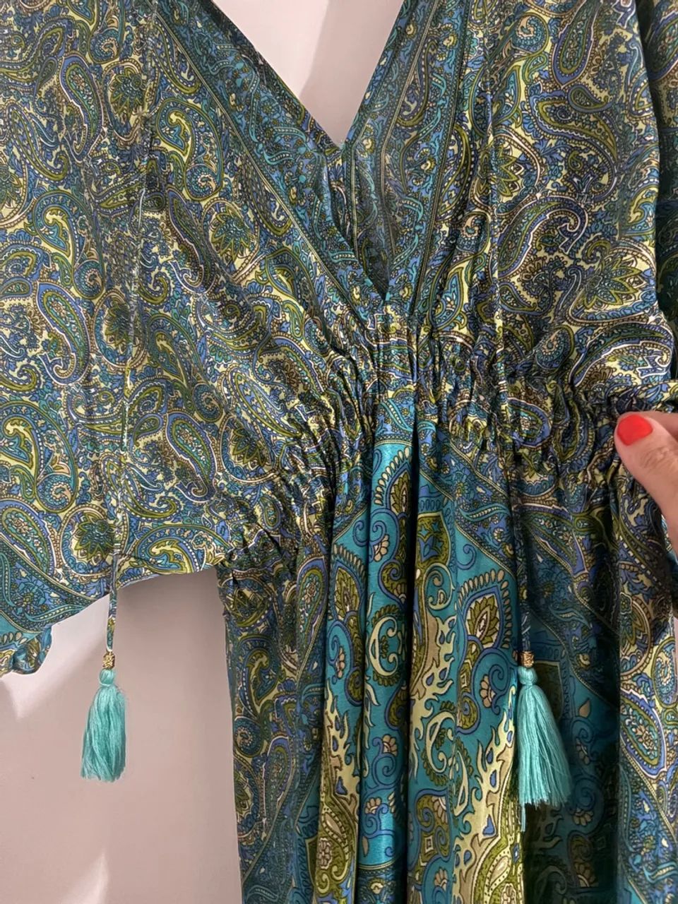 Vestido seda indiana  - Foto 4