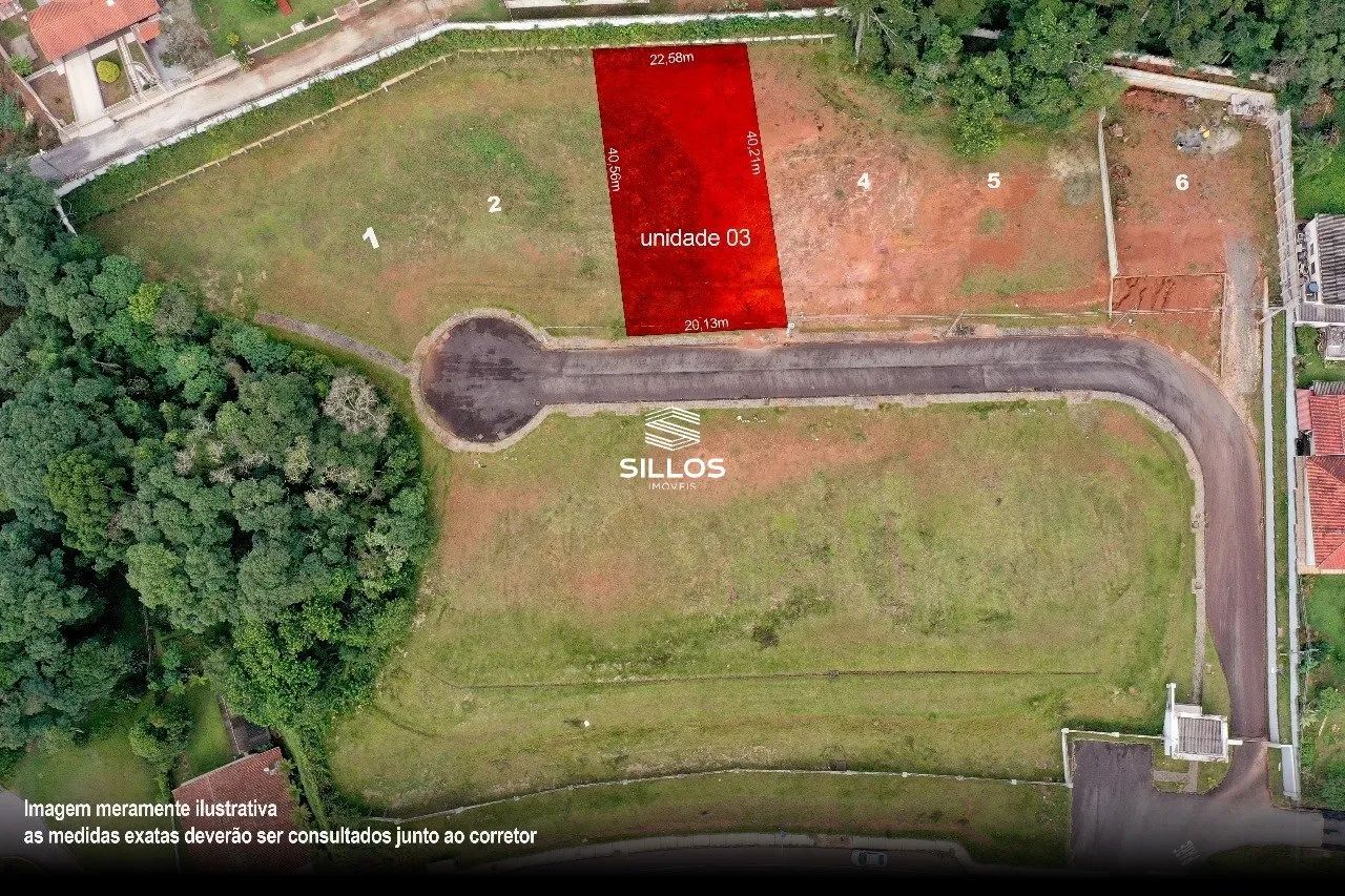 Terreno com 1.265,81m² à venda em condomínio fechado no bairro Ferraria em Campo Largo/PR