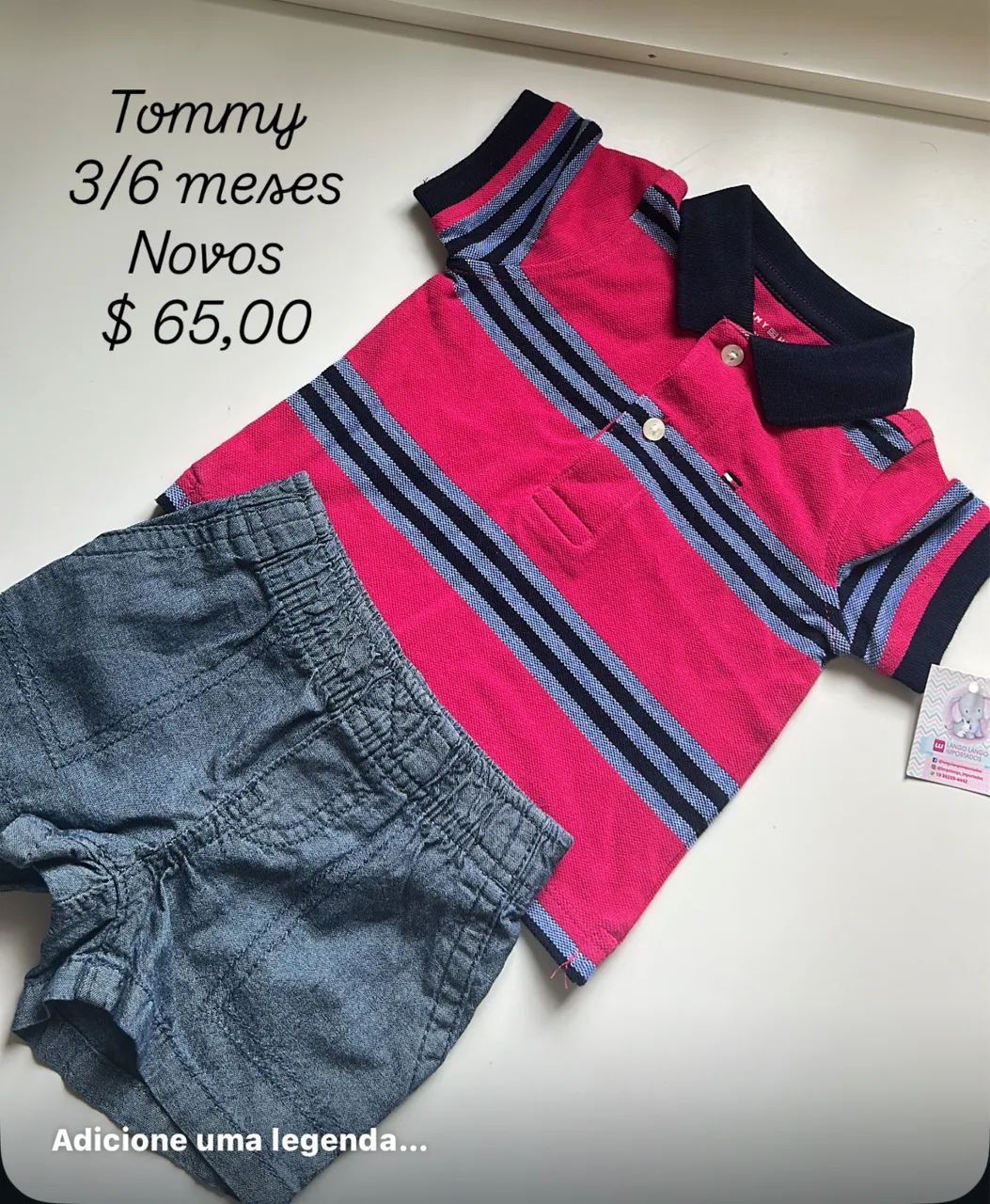 Conjunto 3/6 meses tommy + carters 