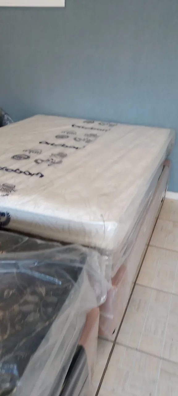 Cama Box box casal molas ensacadas 