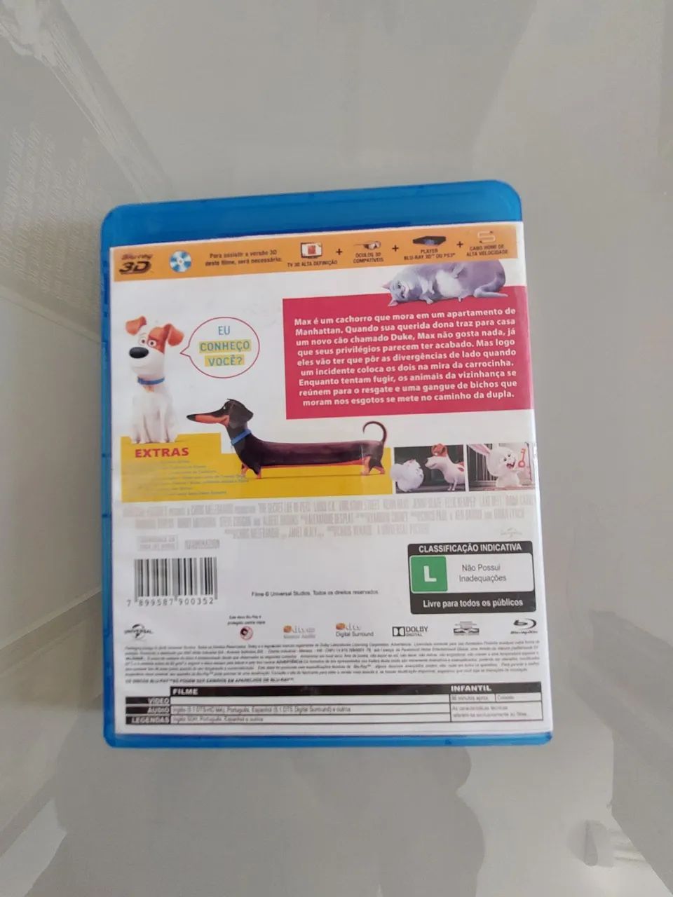 DVD Blu-Ray 3D - A Vida Secreta dos Bichos, original. - Foto 2