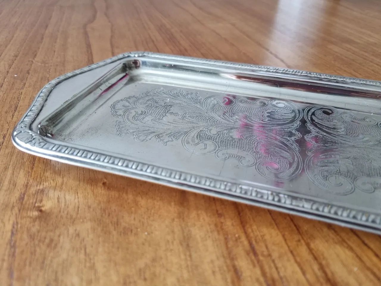 Bandeja de servir em prata - Foto 4