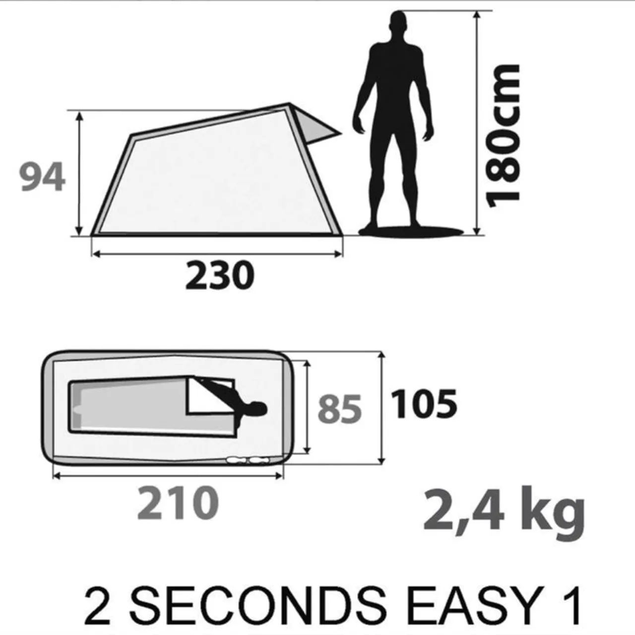 Barraca Quechua 2 Seconds I Easy  - Foto 6